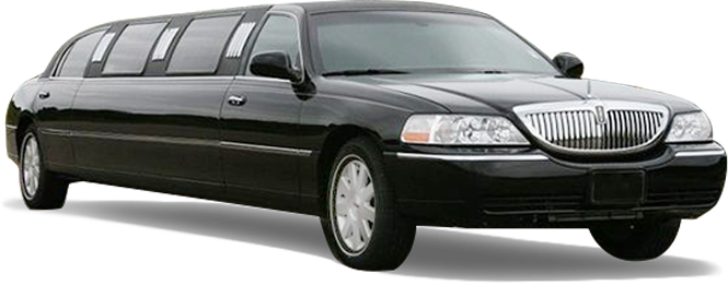 Schwarze Stretchlimousine